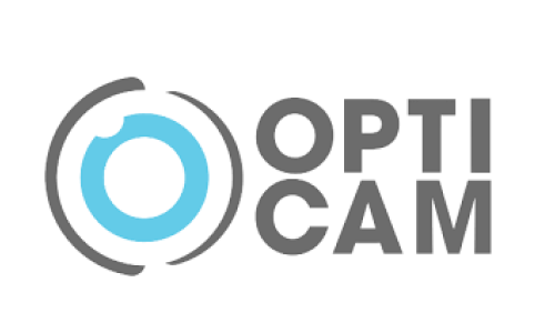 A logo of an optometrist 's office with the word 